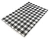 Greaseproof Paper Gingham Black 190 x 300mm - 200/ream